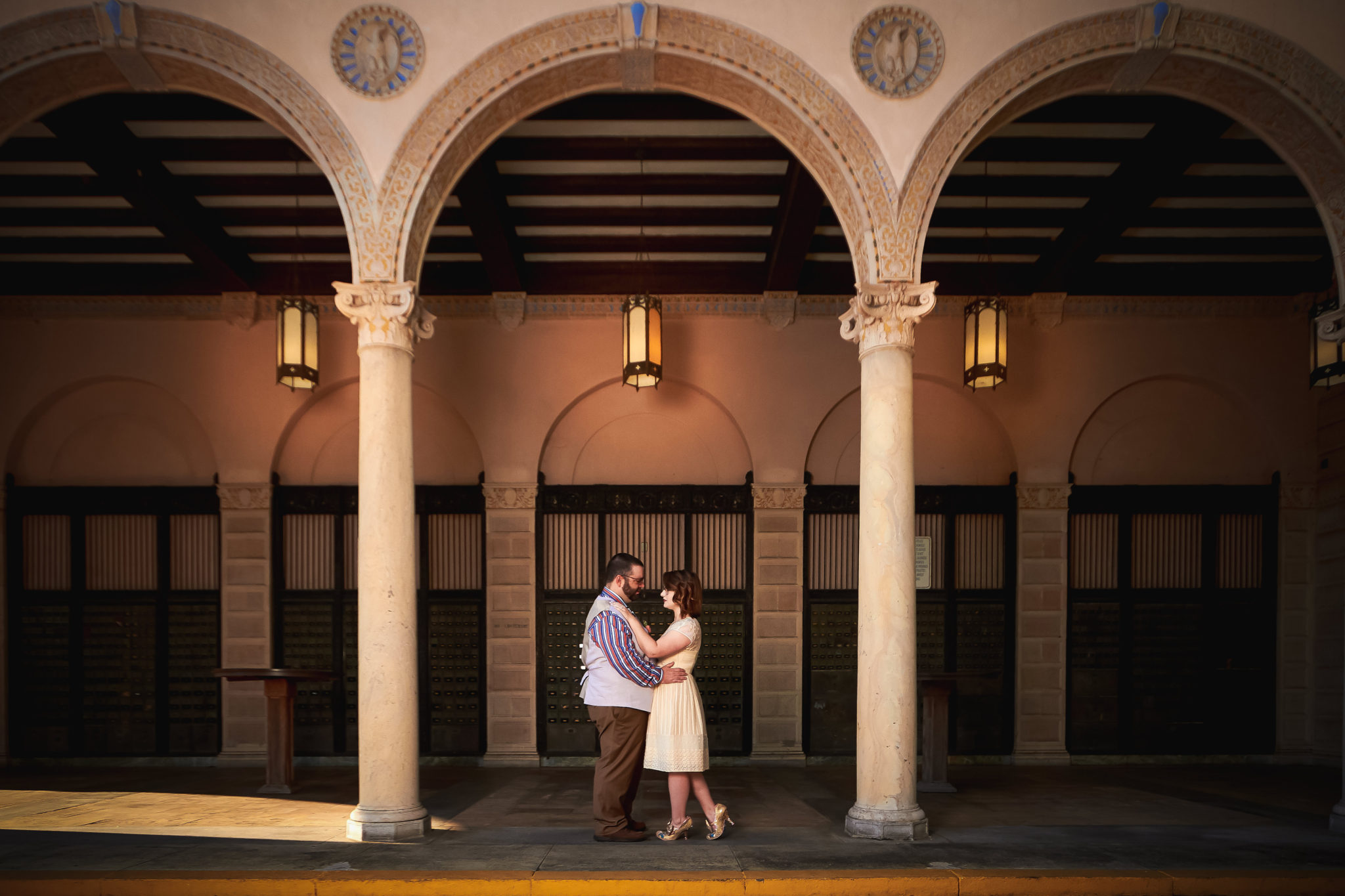 Bridal photo of newlywed couple taken by Tampa Wedding Photographer Josh Bozarth Photography