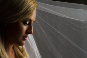 Bridal photo of a woman with a veil